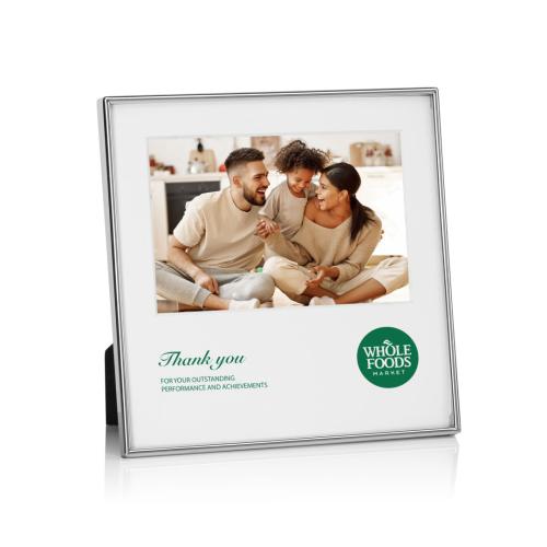 Corporate Recognition Gifts - Picture Frames - Blakely Picture Frame - Silver