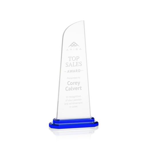 Corporate Awards - Acrylic Awards - Culver Blue Peak Acrylic Award