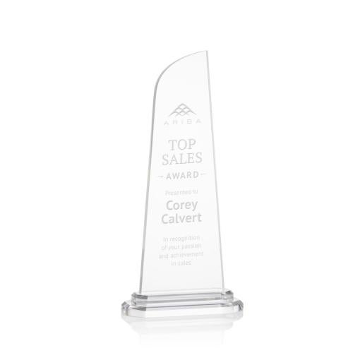 Corporate Awards - Acrylic Awards - Culver Clear Peak Acrylic Award
