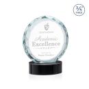 Centura Black on Alberton Base Circle Crystal Award
