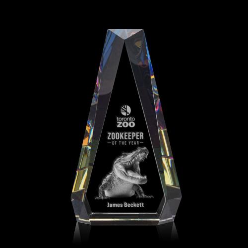 Corporate Awards - Crystal Awards - Carmel 3D Prismatic Crystal Award