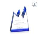 Alpine Blue Peak Crystal Award