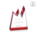 Alpine Red Peak Crystal Award