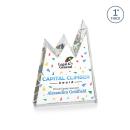 Alpine Full Color Clear Peak Crystal Award