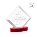 Belaire Red on Alberton Base Crystal Award