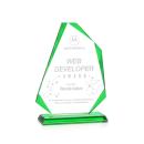 Hillmont Green Abstract / Misc Crystal Award