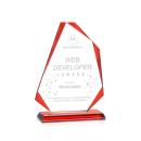 Hillmont Red Abstract / Misc Crystal Award