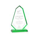 Pearson Green Abstract / Misc Crystal Award