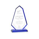Pearson Blue Abstract / Misc Crystal Award
