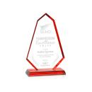 Pearson Red Abstract / Misc Crystal Award