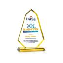 Pearson Full Color Gold Abstract / Misc Crystal Award