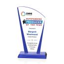 Merivale Full Color Blue Sail Crystal Award