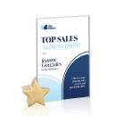 Bermuda Full Colorfire/Gold Star Crystal Award