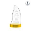 Beauford Gold on Base Abstract / Misc Crystal Award