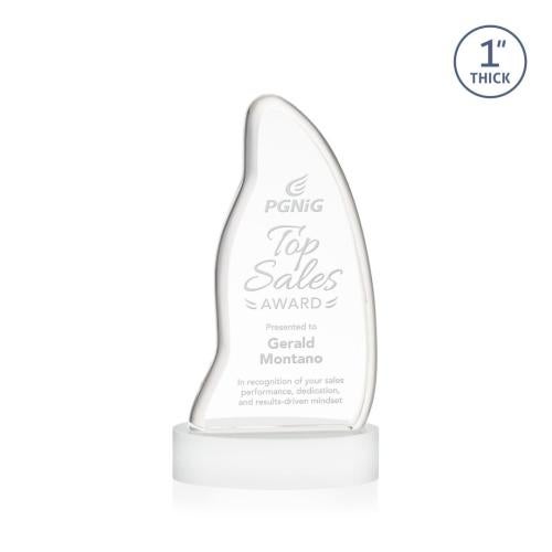 Corporate Awards - Crystal Awards - Beauford White on Base Abstract / Misc Crystal Award