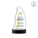 Beauford Full Color Black on Base Abstract / Misc Crystal Award
