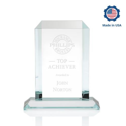 Corporate Awards - Crystal Awards - Dalton Rectangle Crystal Award