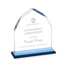 Montibello Sky Blue Arch & Crescent Crystal Award