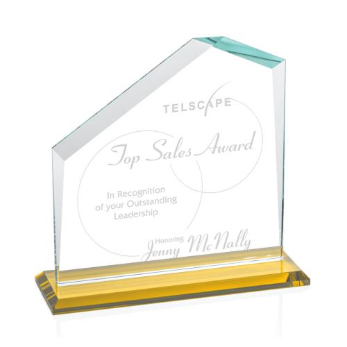 Corporate Awards - Crystal Awards - Fairmont Amber Peak Crystal Award