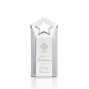 Dorchester Silver Clear Star Crystal Award
