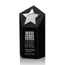 Dorchester Silver Black Star Crystal Award