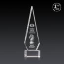 Springfield 3D Clear on Hancock Base Crystal Award