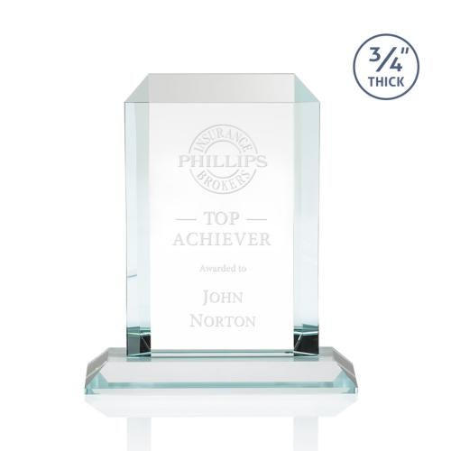 Corporate Awards - Crystal Awards - Dalton Clear Rectangle Crystal Award