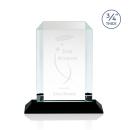 Dalton Black Rectangle Crystal Award