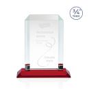 Dalton Red Rectangle Crystal Award