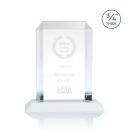 Dalton White Rectangle Crystal Award