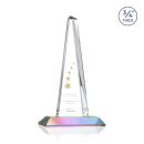 Majestic Tower Prismatic Pyramid Crystal Award