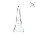 Majestic Tower Clear on Newhaven Base Pyramid Crystal Award