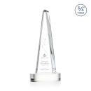 Majestic Tower Clear on Alberton Base Pyramid Crystal Award