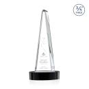 Majestic Tower Black on Alberton Base Pyramid Crystal Award