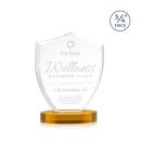 Scudo Shield on Alberton Base - Amber