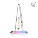 Majestic Tower Full Color Prismatic Pyramid Crystal Award