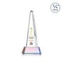 Majestic Tower Full Color Prismatic on Newhaven Pyramid Crystal Award