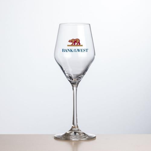 Corporate Recognition Gifts - Etched Barware - Wine Glasses - Bengston Wine - Full Color