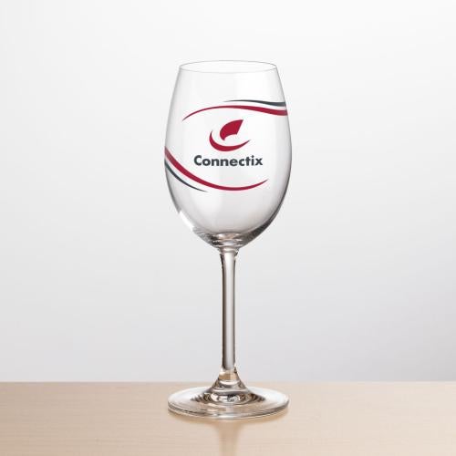 Corporate Recognition Gifts - Etched Barware - Wine Glasses - Coleford Wine - Full Color
