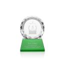 Seville Green on Entwhistle Base Circle Crystal Award