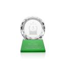 Seville Green on Entwhistle Base Circle Crystal Award