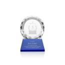 Seville Blue on Entwhistle Base Circle Crystal Award