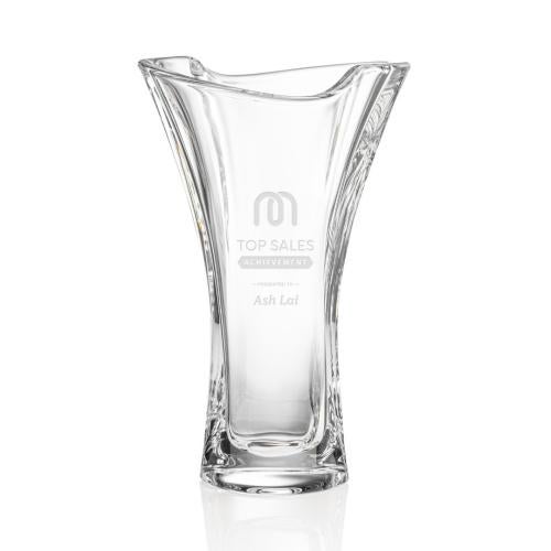 Corporate Awards - Crystal Awards - Vase and Bowl Awards - Ainsley Flared Vase
