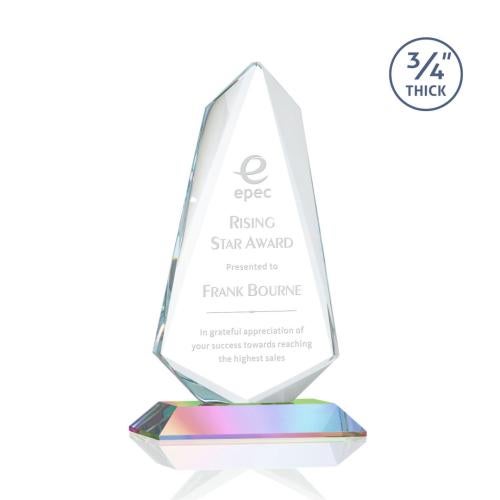 Corporate Awards - Crystal Awards - Sheridan Prismatic Abstract / Misc Crystal Award