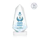 Sheridan Full Color White on Alberton Base Abstract / Misc Crystal Award