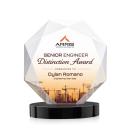 Kitchener Full Color Black on Alberton Base Crystal Award