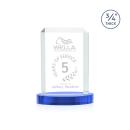 Dalton Sky Blue on Alberton Base Rectangle Crystal Award