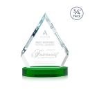 Apex Green on Alberton Base Crystal Award
