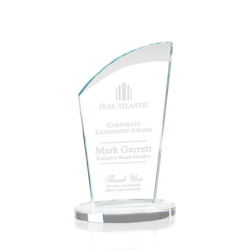 Corporate Awards - Crystal Awards - Tomkins Clear Peak Crystal Award