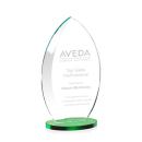 Windermere Green Flame Crystal Award